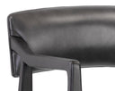 KEAGAN COUNTER STOOL - BRENTWOOD CHARCOAL LEATHER