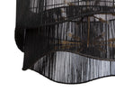 RHINE CHANDELIER - BLACK JUTE