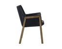 BERNADETTE DINING ARMCHAIR - BRAVO BLACK