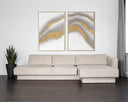 TECOMA SOFA CHAISE - RAF DANNY CREAM
