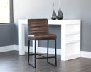 SPYROS COUNTER STOOL - HAVANA DARK BROWN