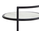 Forvyn End Table - BLACK MARBLE LOOK NATURAL