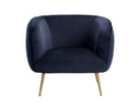 AMARA LOUNGE CHAIR - ABBINGTON NAVY