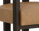 MADRONE LOUNGE CHAIR - BROWN LUDLOW SESAME LEATHER