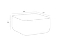 STRUT COFFEE TABLE - BLACK OMBRE