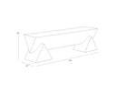 GREGOR BENCH - RUSTIC OAK