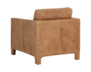 RODNEY LOUNGE CHAIR - CAMEL LEATHER