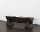 GREGOR BENCH - DARK BROWN