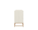 Calden Dresser - LARGE CHAMPAGNE GOLD CREAM