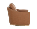 CORBIN SWIVEL LOUNGE CHAIR - ALINE BUTTERNUT LEATHER