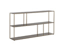 EIFFEL LOW BOOKCASE - LARGE ANTIQUE BRASS