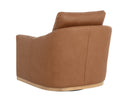 CORBIN SWIVEL LOUNGE CHAIR - ALINE BUTTERNUT LEATHER