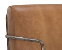 LATHAN LOUNGE CHAIR - TAN LEATHER