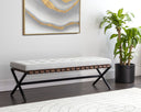 Corden Bench - SMALL BLACK MINA LIGHT GREY