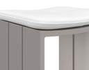 VERIN BARSTOOL - GREIGE STINSON WHITE