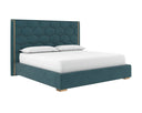 ALISHA BED - KING MEG DUSTY TEAL