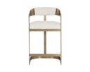 BEAUMONT COUNTER STOOL - ANTIQUE BRASS RHEA LIGHT BARLEY