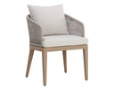 CAPRI DINING ARMCHAIR - DRIFT BROWN PALAZZO CREAM