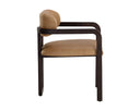MADRONE DINING ARMCHAIR - BROWN LUDLOW SESAME LEATHER
