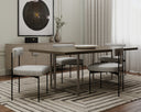 SENECA DINING CHAIR - BLACK POLO CLUB STONE