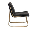 ANTON LOUNGE CHAIR - VINTAGE BLACK