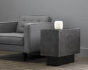 BLAKELY SIDE TABLE - GUNMETAL