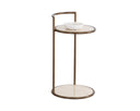Forvyn End Table - RUSTIC BRONZE TRAVERTINE LOOK NATURAL