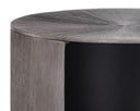 SIENA NIGHTSTAND - ROUND GUNMETAL