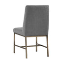 LEIGHLAND DINING CHAIR - DARK GREY