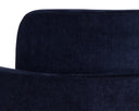 RICHIE DINING ARMCHAIR - ANTIQUE BRASS DANNY NAVY