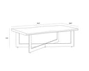 MARLEY COFFEE TABLE - RECTANGULAR
