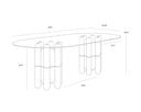 YANNA DINING TABLE - Default Title