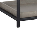 Calden Nightstand - SMALL BLACK TAUPE