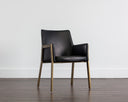 BERNADETTE DINING ARMCHAIR - BRAVO BLACK
