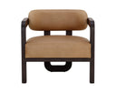MADRONE LOUNGE CHAIR - BROWN LUDLOW SESAME LEATHER
