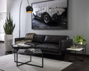 ROGERS SOFA - CORTINA BLACK LEATHER