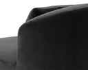 SORAYA SWIVEL ARMLESS CHAIR - SHADOW GREY