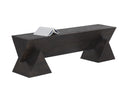 GREGOR BENCH - DARK BROWN