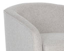 HAZEL SWIVEL LOUNGE CHAIR - GOLD BELFAST HEATHER GREY