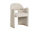 SNOWDEN DINING ARMCHAIR - NOAH ECRU