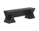 GREGOR BENCH - DARK BROWN