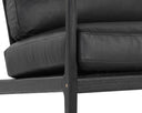 GILMORE LOUNGE CHAIR - BLACK BLACK LEATHER