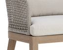CAPRI DINING ARMCHAIR - DRIFT BROWN PALAZZO CREAM