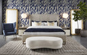 NEVIN BED - QUEEN DOVE CREAM