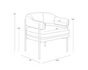 LOLA LOUNGE CHAIR - MEG RUST