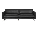ROGERS SOFA - CORTINA BLACK LEATHER