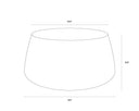 ARIES COFFEE TABLE - SILVER