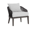 CAPRI LOUNGE CHAIR - SMOKE GREY COPACABANA MARBLE