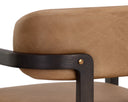 MADRONE DINING ARMCHAIR - BROWN LUDLOW SESAME LEATHER
