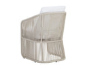 ALLARIZ DINING ARMCHAIR - GREIGE STINSON WHITE